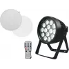 Projetor LED PAR EUROLITE 14x8W QCL — projetor PAR de palco, 14 LEDs × 8 W, branco frio/mistura de cores