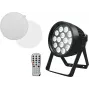Projetor LED PAR EUROLITE 14x8W QCL — projetor PAR de palco, 14 LEDs × 8 W, branco frio/mistura de cores