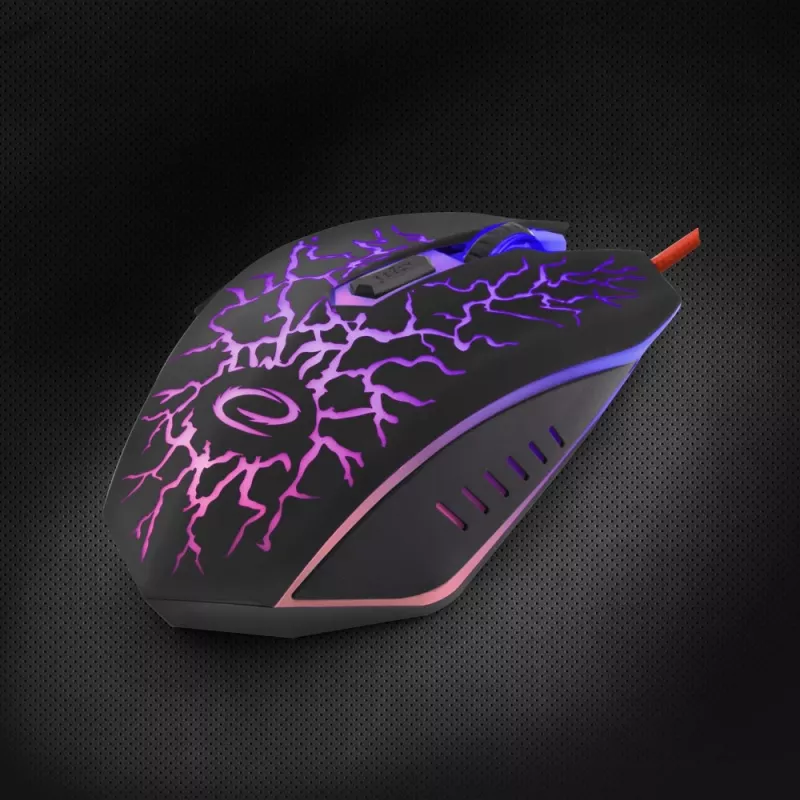 Esperanza MX211 LIGHTNING - Rato - USB - rato - ótico - 6 botões - preto