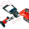 Limpa-juntas a bateria Power X-Change GC-CC 18Li Kit, 18 Volt (vermelho/preto, bateria de iões de lítio 2,0 Ah)