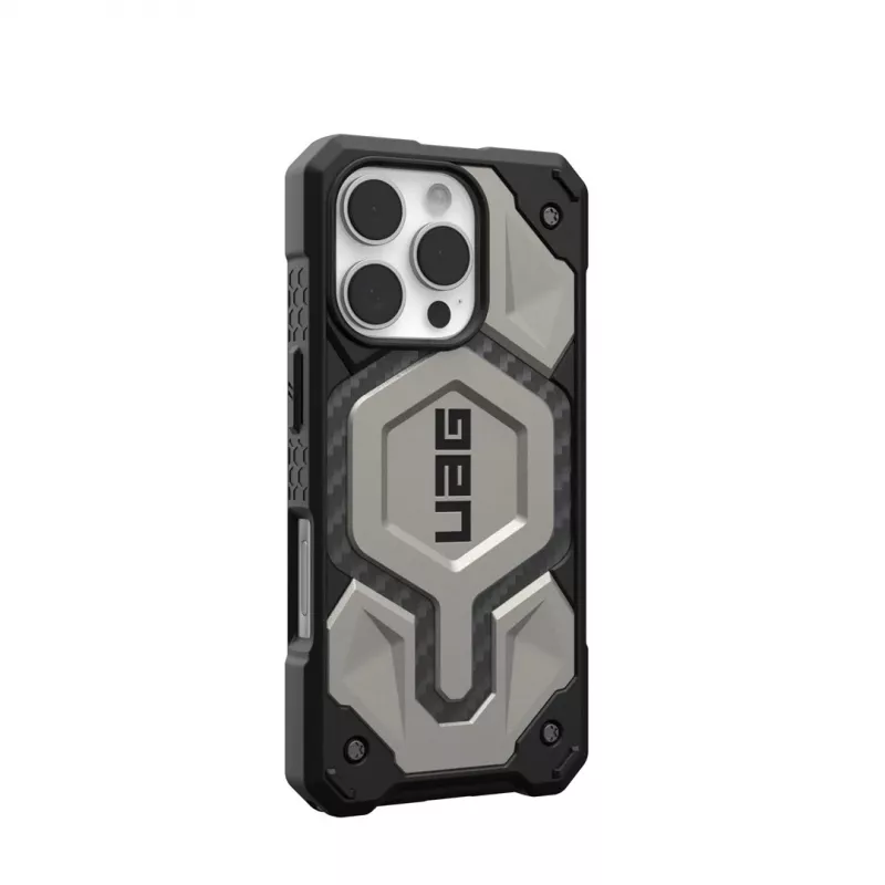 Capa para telemóvel Urban Armor Gear Monarch Pro 16 cm (6,3) Titanium