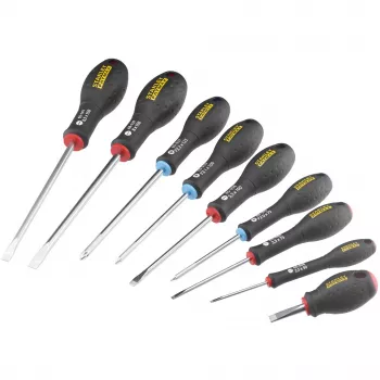 Conjunto de chaves de fendas STANLEY FATMAX FMHT65424-0 – 20 peças, chaves de fendas retas, pontas planas e Pozidriv