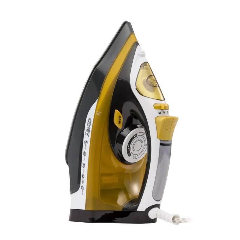 Ferro de engomar Camry CR 5029 ferro a vapor preto, amarelo 2400 W