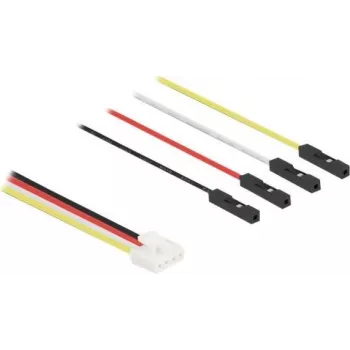 Cabo de alimentação interno DELOCK 86946, 0,05 m, 4 pinos para 4×1 pino macho