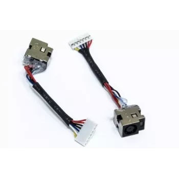 Conector fêmea de alimentação com cabo, HP DV5-2000