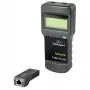 Testador de cabos de rede GEMBIRD NCT-31 — testador de continuidade com LCD, suporte para RJ-11/RJ-12/RJ-45, preto