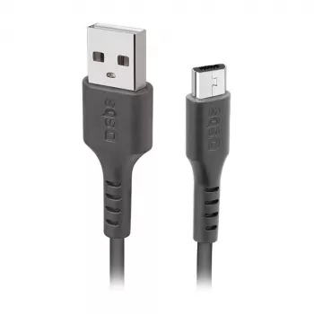 SBS TECABLEMICRO2K 2 m cabo USB A Micro-USB B macho-macho preto (TEKabelMICRO2K)