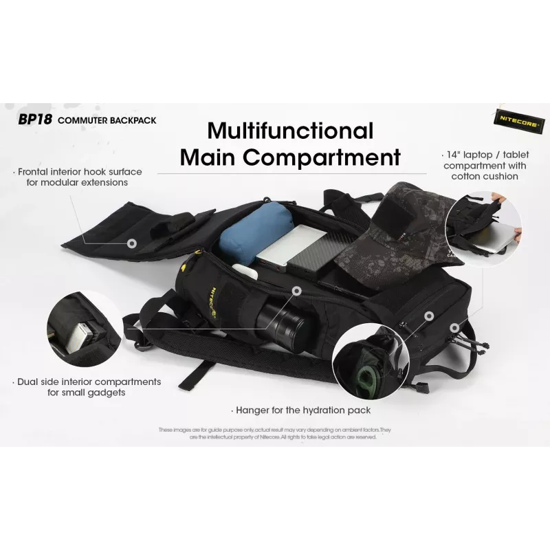 Nitecore BP18 mochila para portátil