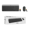 Conjunto de teclado e rato Logitech MK470 slim combo