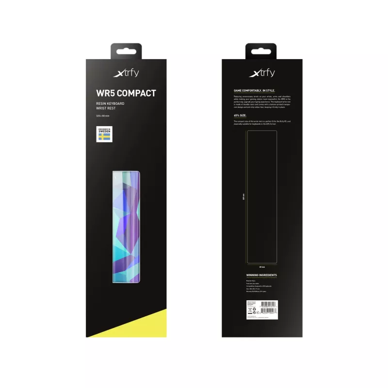 Apoio de pulso CHERRY XTRFY WR5 Compact Litus Resin 325x80x19mm