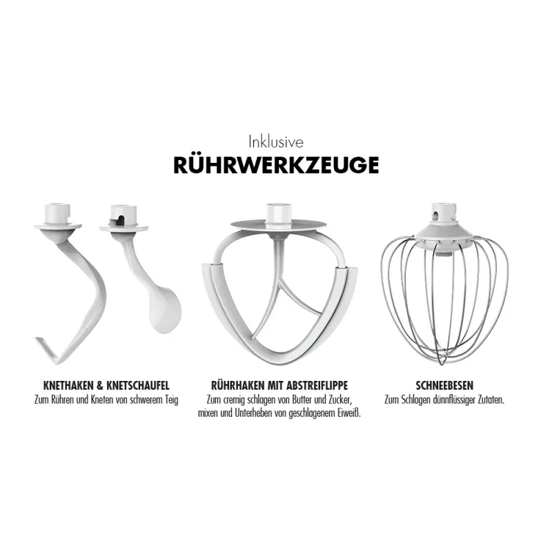 Gastroback 42827 Design Advanced Digital Batedeira de bancada, 600 W, 5 l