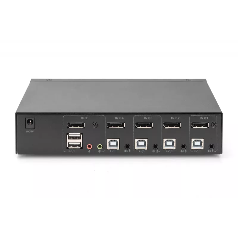 Switch KVM Digitus DS-12891 4x1 DP USB 4K Ultra HD