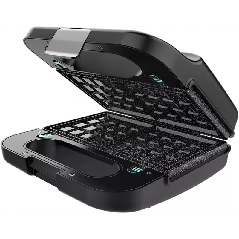Cecotec Máquina de sandes | Rock’nToast 4in1 | 1000 W | Número de placas 4 | Preto