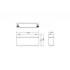 Bateria industrial Green Cell AGM39 7200 mAh 6 V