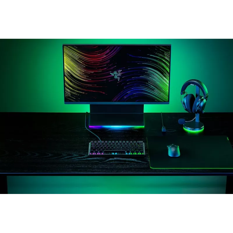 Teclado Razer Huntsman V3 Pro Mini gaming USB QWERTZ alemão preto