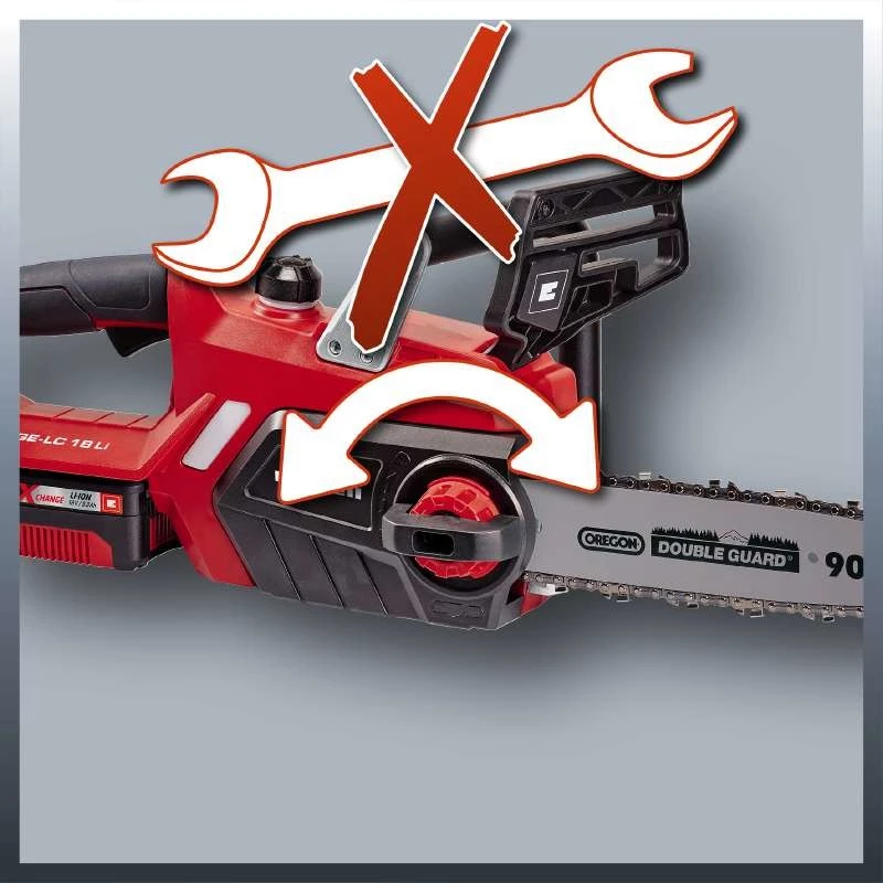Einhell GE-LC 18 Li Kit 2400 RPM preto, vermelho