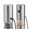 Caso Saleiro e pimenteiro | SpiceDuo | Elétrico | Material da caixa Aço inoxidável | Lítio