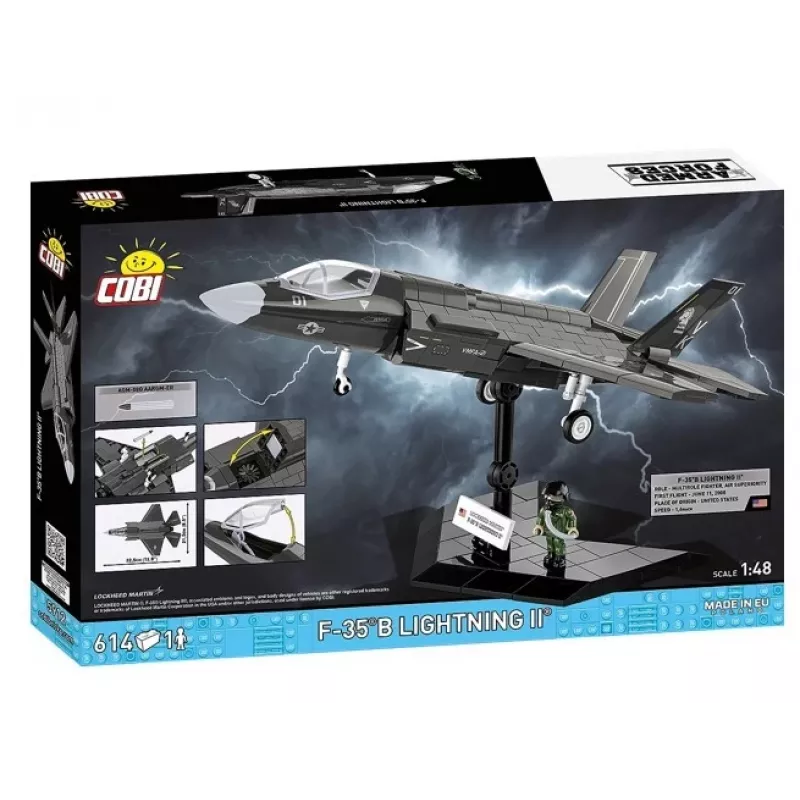 Blocos de construção F-35B Lightning II - 614 peças
