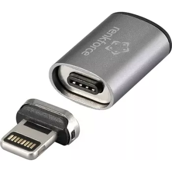 Adaptador Renkforce USB-C Apple iPad/iPhone/iPod [1x conector fêmea - 1x conector macho] (RF-6736696)