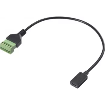 Cabo adaptador USB-C Renkforce [1x fêmea – 1x terminal de aperto] RF-6443954 30 cm (RF-6443954)