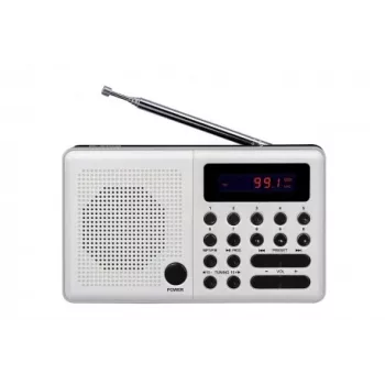 Eltra Rádio Pliszka USB, FM branco