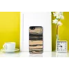 Capa para telemóvel Man and Wood para iPhone 7/8 – branco com detalhe em ébano preto