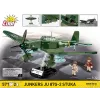 Kit de construção Cobi Blocks Junkers JU 87G-2 Stuka 571 peças kit de modelismo