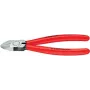 Alicate de corte diagonal Knipex para cabos de fibra ótica compr.160mm com cobertura de cabeça esférica
