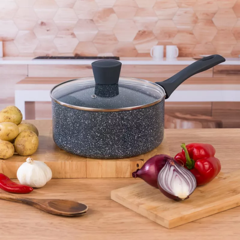 Conjunto de panelas Russell Hobbs RH02818EU7, conjunto de 5 peças de cozinha em pedra