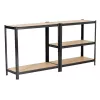 Extralink Estante metálico 180x90x40 preto