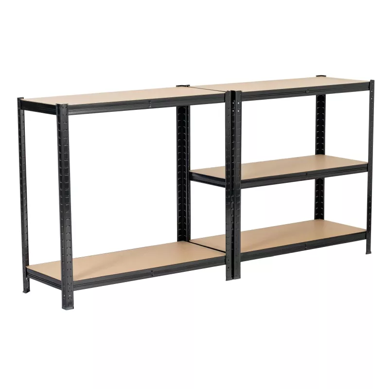 Extralink Estante metálico 180x90x40 preto