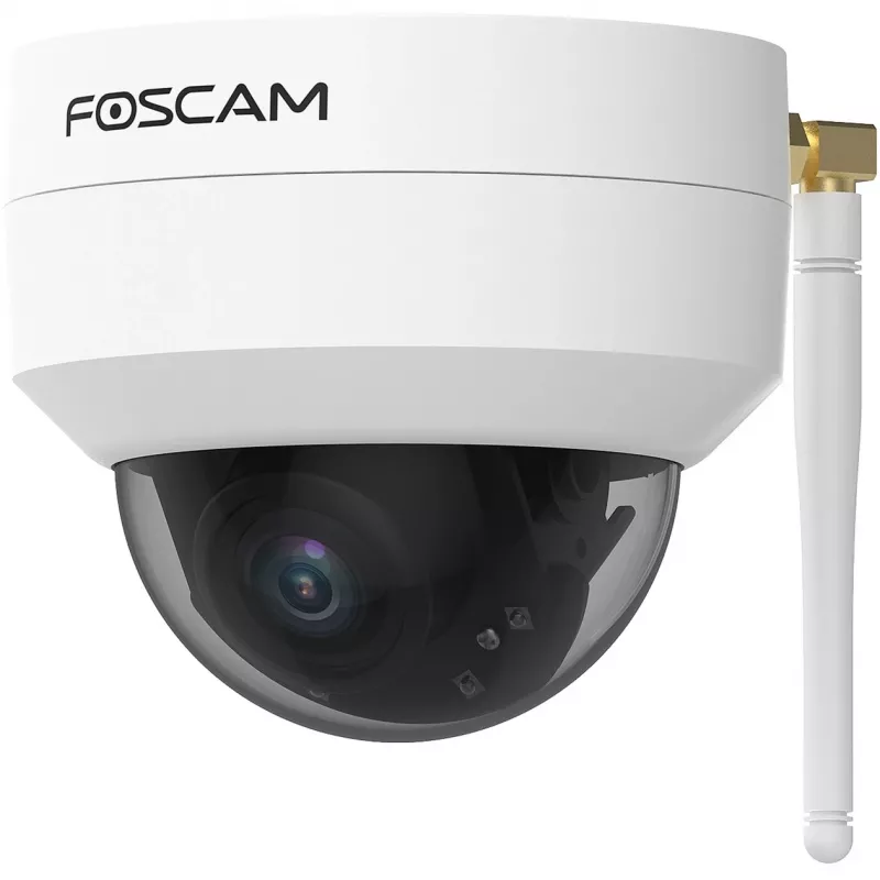 Foscam D4Z câmara de vigilância IP para exterior, 4 MP, 1536p, Wi-Fi AC, LAN, branca