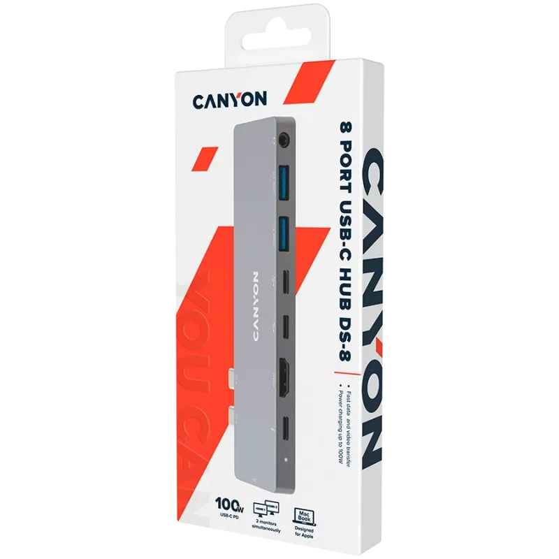 Docking station de carregamento 2xTB - 2xHDMI 2xUSB 3.0 2xUSB-C jack