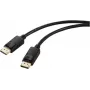 Renkforce Cabo de ligação DisplayPort ficha DisplayPort, ficha DisplayPort 2,00 m preto cabo DisplayPort (RF-5771514)