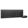 Conjunto de teclado e rato sem fios Lenovo Essential Wireless Combo Gen2 — preto, layout compacto, ligação sem fios
