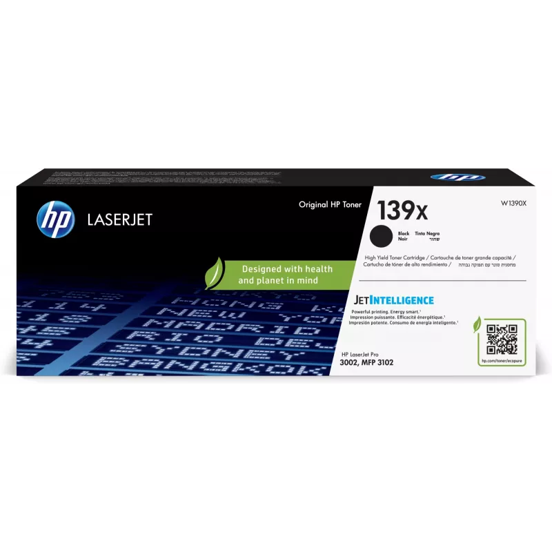 HP 139X W1390X cartucho de toner, preto, 4000 páginas