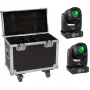 Conjunto de luzes LED EUROLITE TMH-B90 2x com mala de transporte e rodas