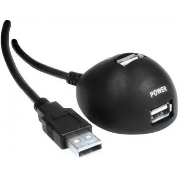 Cabo de extensão USB 2.0 para secretária, 1,5 m ideal para ligar uma pen USB, etc. (17000161)