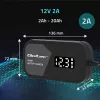 Carregador de baterias QOLTEC 52492 12V 2A com controlo por microprocessador e regeneração de células