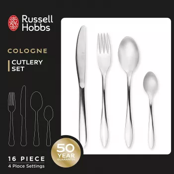 Conjunto de talheres Russell Hobbs RH02221EU7 16 peças aço inoxidável