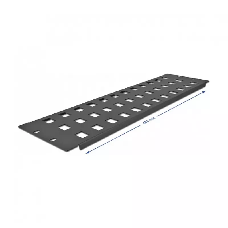 Painel Keystone DeLOCK 19 polegadas 48 portas 3U preto
