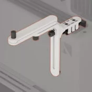 Suporte de montagem para GPU HAVN HS 420 branco — suporte PCIe riser/apoio para placas gráficas
