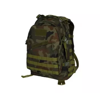 Mochila tática GFC GFT 3-Day Assault Pack wz.93 Forest Panther — 20 L, nylon, cinto peitoral, cinto de cintura