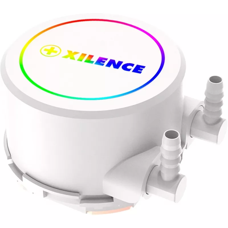 Refrigeração líquida All-in-One XILENCE Performance A+ XC974 — radiador de 240 mm, 300 W TDP, branco, ARGB