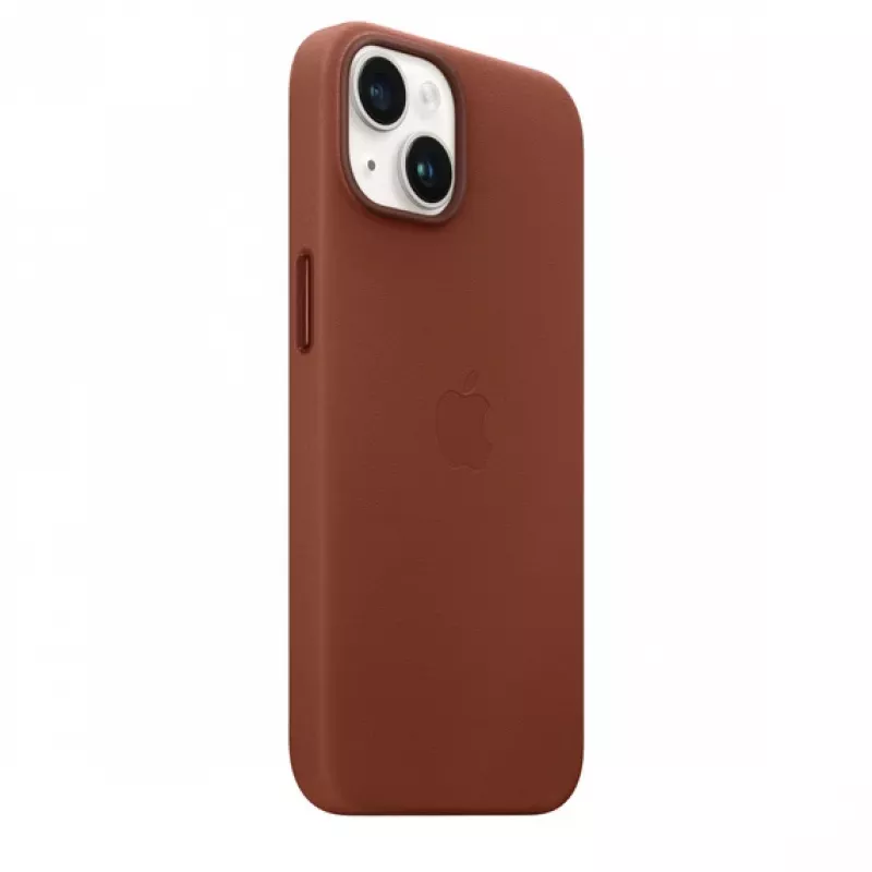 Apple | Capa de pele de 14 com MagSafe | Capa com MagSafe | Apple | iPhone 14 | Pele | Umber