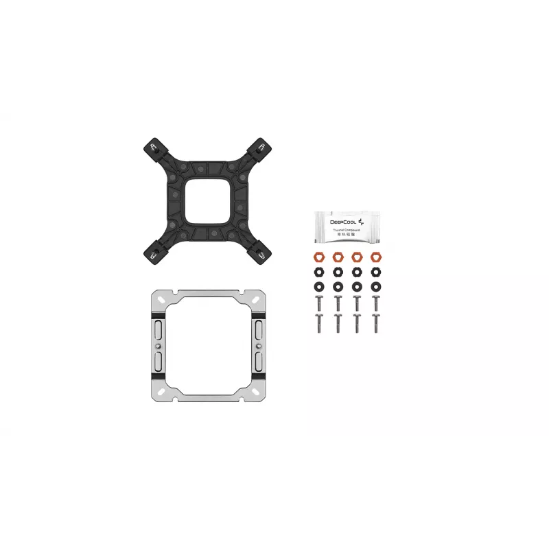 Arrefecedor de CPU DeepCool AK500S Digital SE – 5 heatpipes, ventoinha FDB de 120 mm, PWM, Multi-LED, branco, compatível com Intel LGA1150 e soquetes AMD