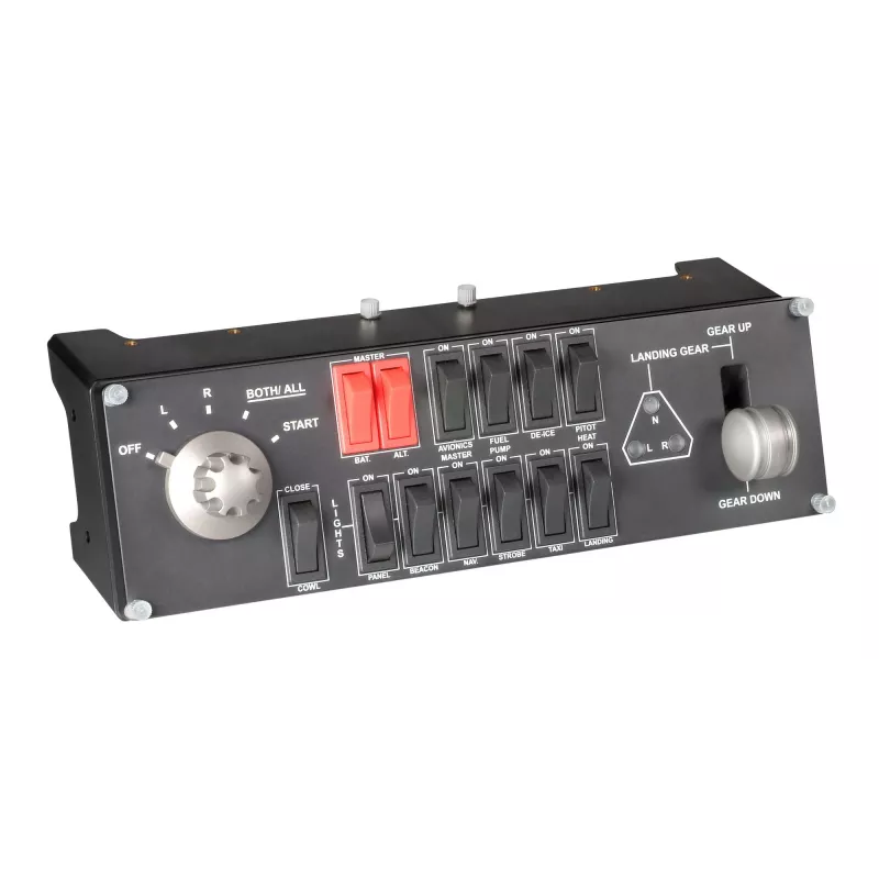 Painel de simulação de voo Logitech G G Saitek Pro Flight Switch Panel