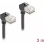 Cabo de rede DeLOCK RJ45 Cat.6A 3 m preto