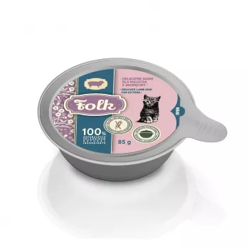 FOLK Kitten prato delicado de borrego - comida húmida para gatos - 85g