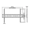 Suporte de TV Economy Maclean, máx. VESA 600x400, 37-70, 45 kg, preto, MC-939